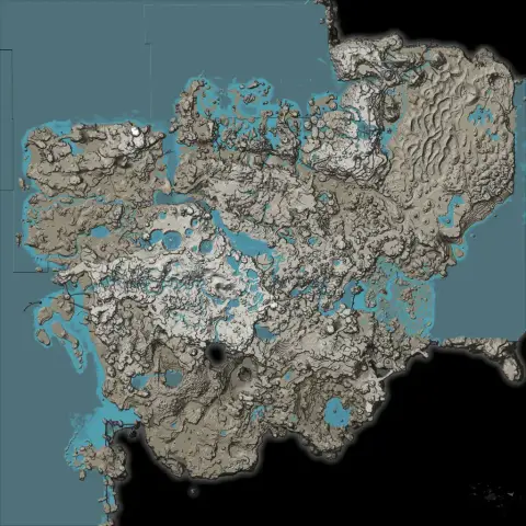 Satisfactory world map with resource node markers